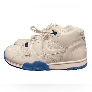 Nike Air Trainer 1 Men's Shoes, White/ University Blue, size 10